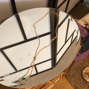 Gorgeous gold and turquoise necklace